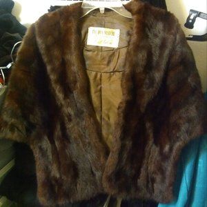 Vintage Authentic Fur wrap, Bon Marche